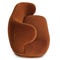 GIULIA 2 Seater Sofas Terracotta brown Velvet / Wood