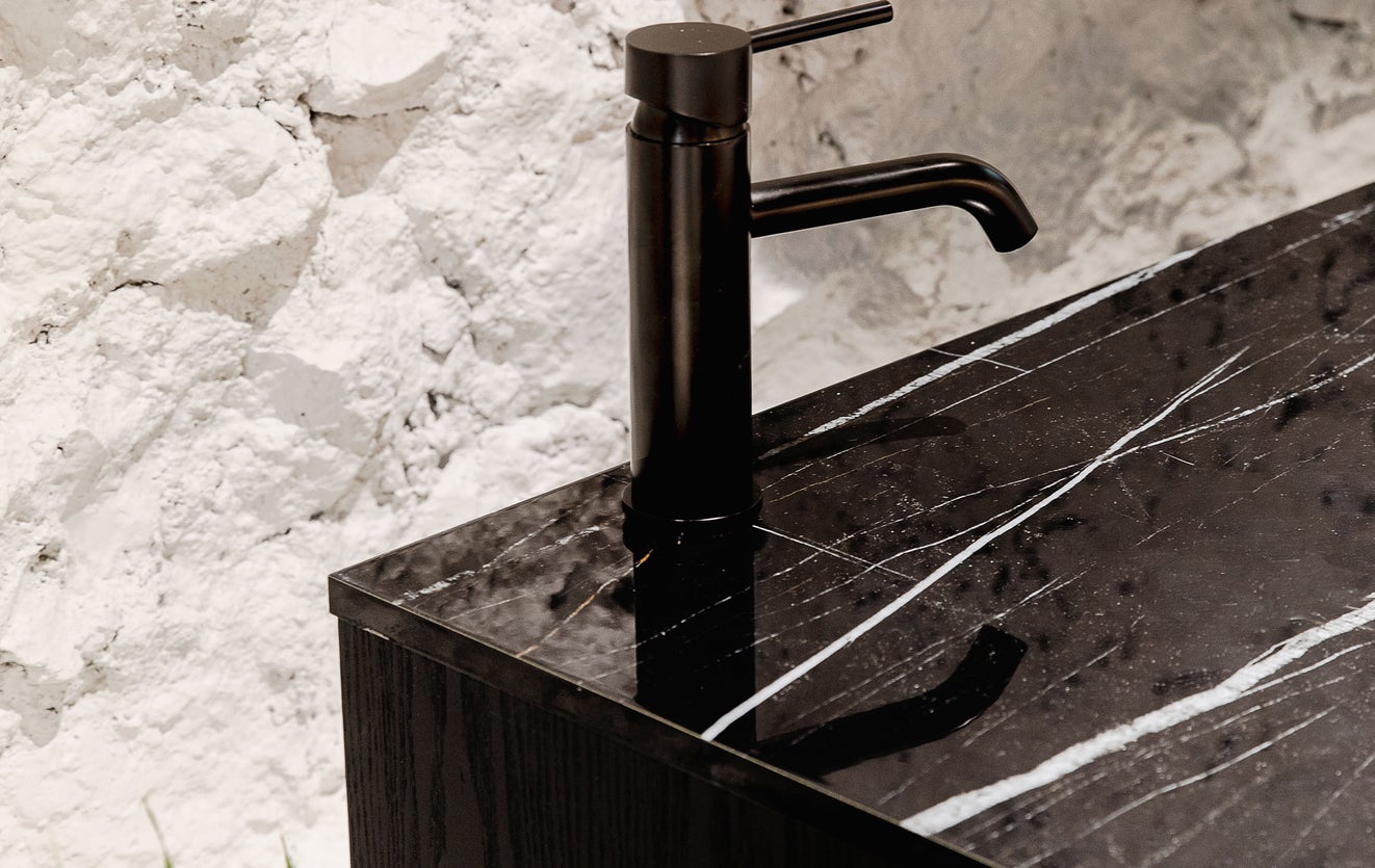 Inspiration TIBERIUS Faucets Noir Zinc / Céramique