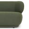 GIULIA 2 Seater Sofas Khaki green Curl / Wood