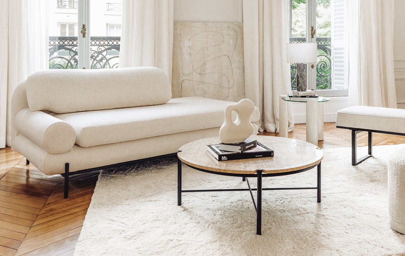 Inspiration Vittorio Coffee Tables Natural Travertine / Metal