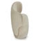 GIULIA Sessel Taupe Samt / Holz