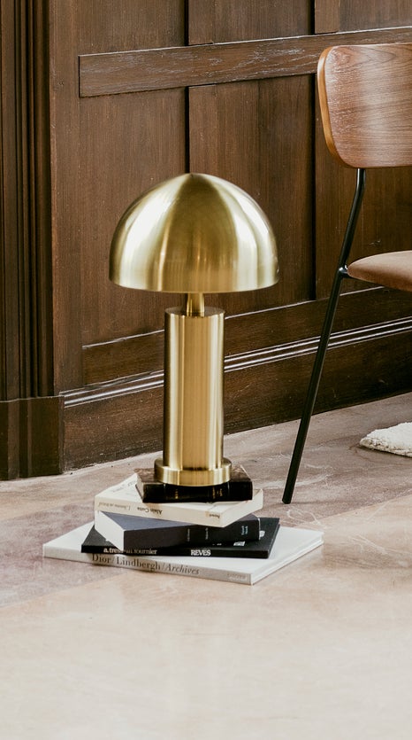 Inspiration Ripley Tischlampen Gold Metall
