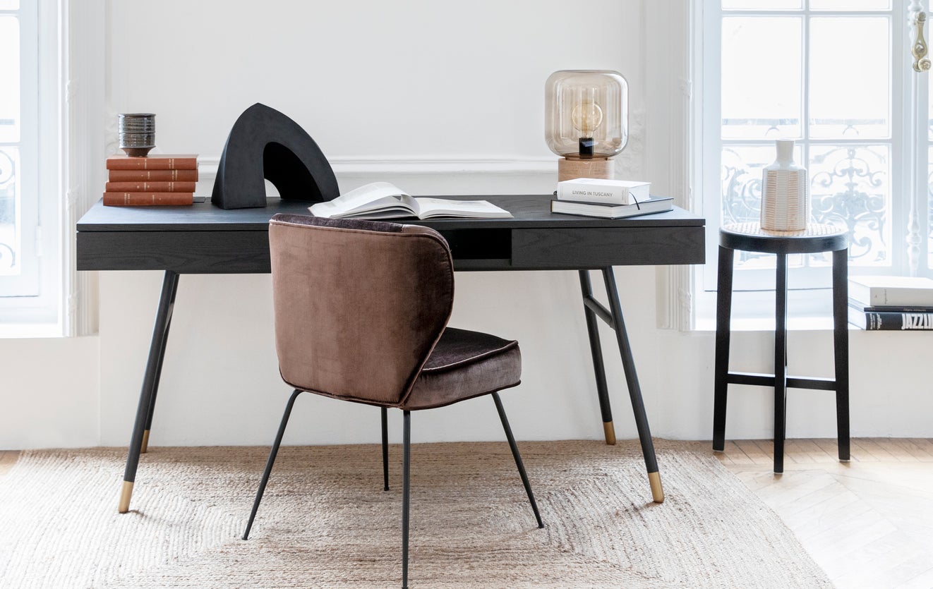 Inspiration Icar Lampes de table Ambre / naturel Bois / Verre