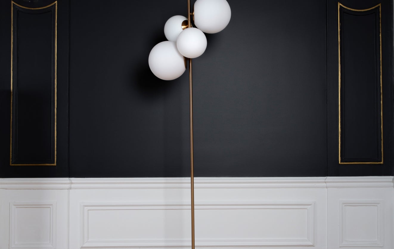 Inspiration SKULL Floor lamps Blanc Marble