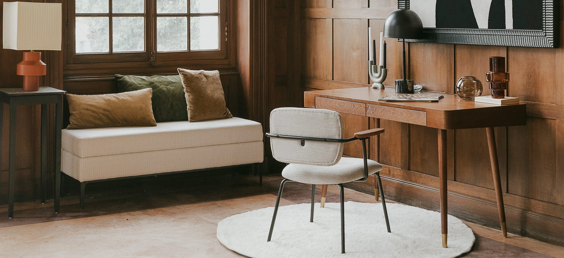 Inspiration VINYLE Bureaux Marron foncé Bois