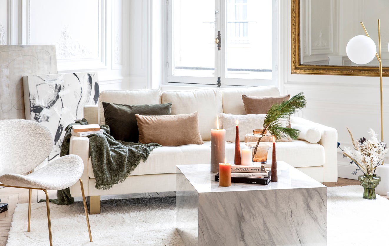 Inspiration OPALE Lampadaires Doré Laiton