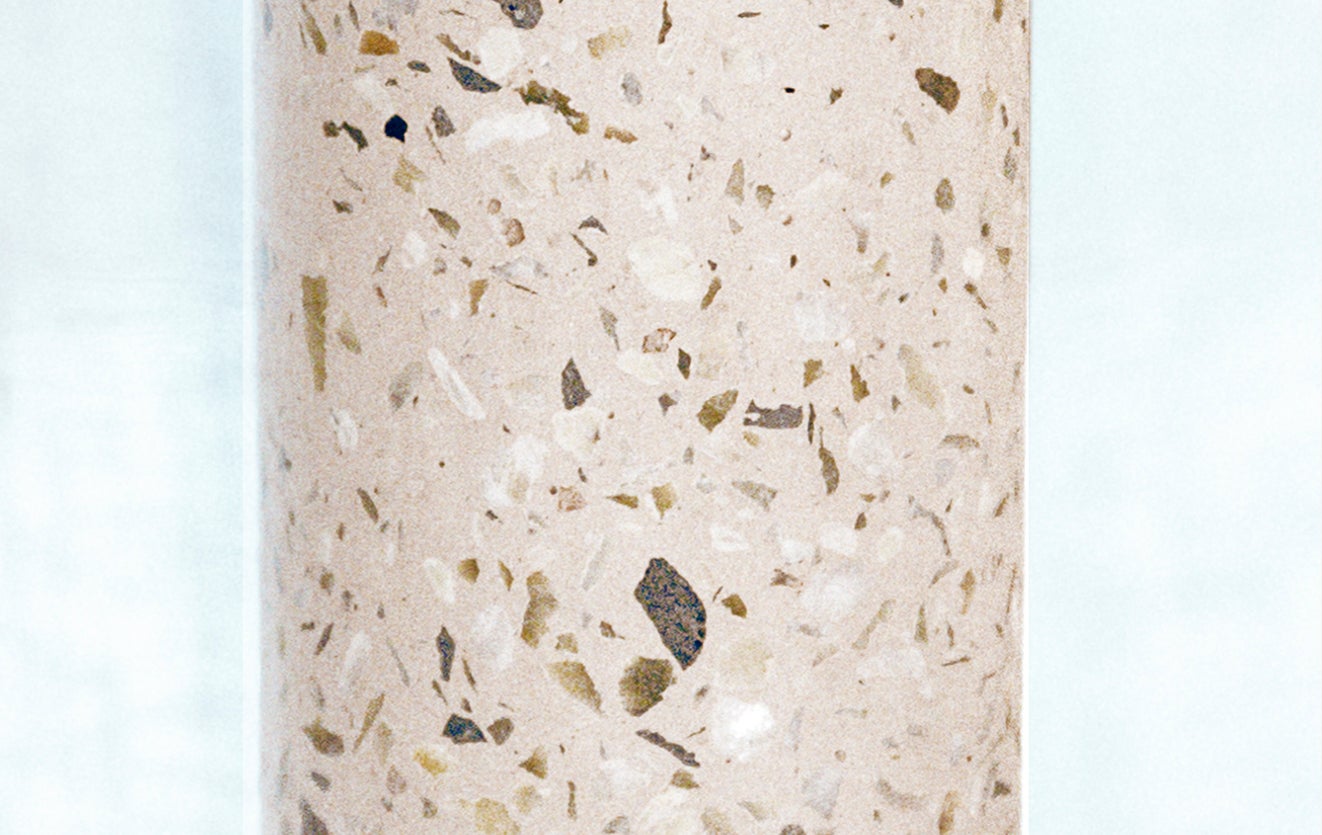 Inspiration CALI Pendelleuchten Weiß Terrazzo / Glas
