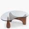 ORWELL Tables basses Marron Verre / Bois