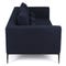 REVOLT 3 Seater Sofas Blue / Black Curl / Metal