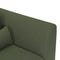 REVOLT 3-Sitzer Sofas grün / schwarz Steinbock / Metall