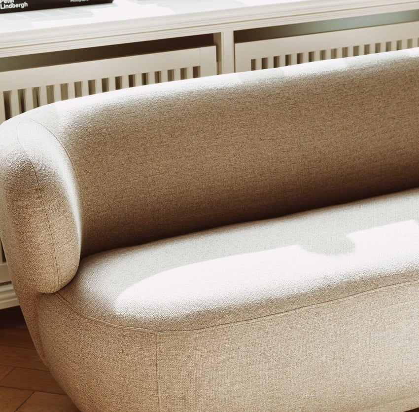 Inspiration GIULIA 2 Seater Sofas Mole Textured fabric