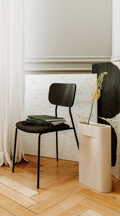 Inspiration EERO Dining chairs Black Velvet / Wood / Metal