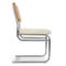 UBERTO Dining chairs White / Silver / Wood Curl / Metal / Wood