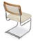 UBERTO Dining chairs White / Silver / Wood Curl / Metal / Wood