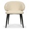 SAGE Dining chairs White / Black Curl / Wood