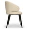 SAGE Dining chairs White / Black Curl / Wood