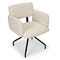 BROOKES Office Chairs White / Black Curl / Metal