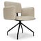 BROOKES Office Chairs Taupe / Black Velvet / Metal