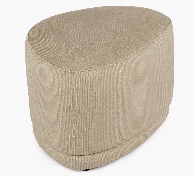 Edg Pouf velluto rotondo