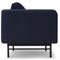 ARCANE 2 Seater Sofas Blue / Black Curl / Metal