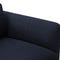 ARCANE 3 Seater Sofas Blue / Black Curl / Metal