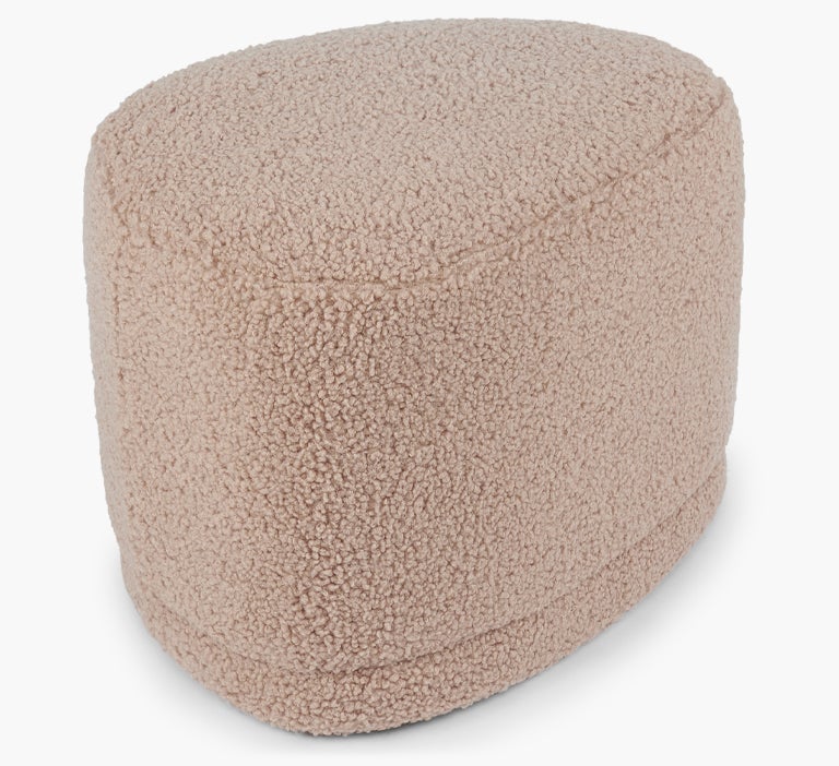 Taburete y pouf - Bouclé beige - NV GALLERY - ENZO