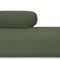 GIULIA Chaise Longues & Daybeds Khaki Green Curl / Wood