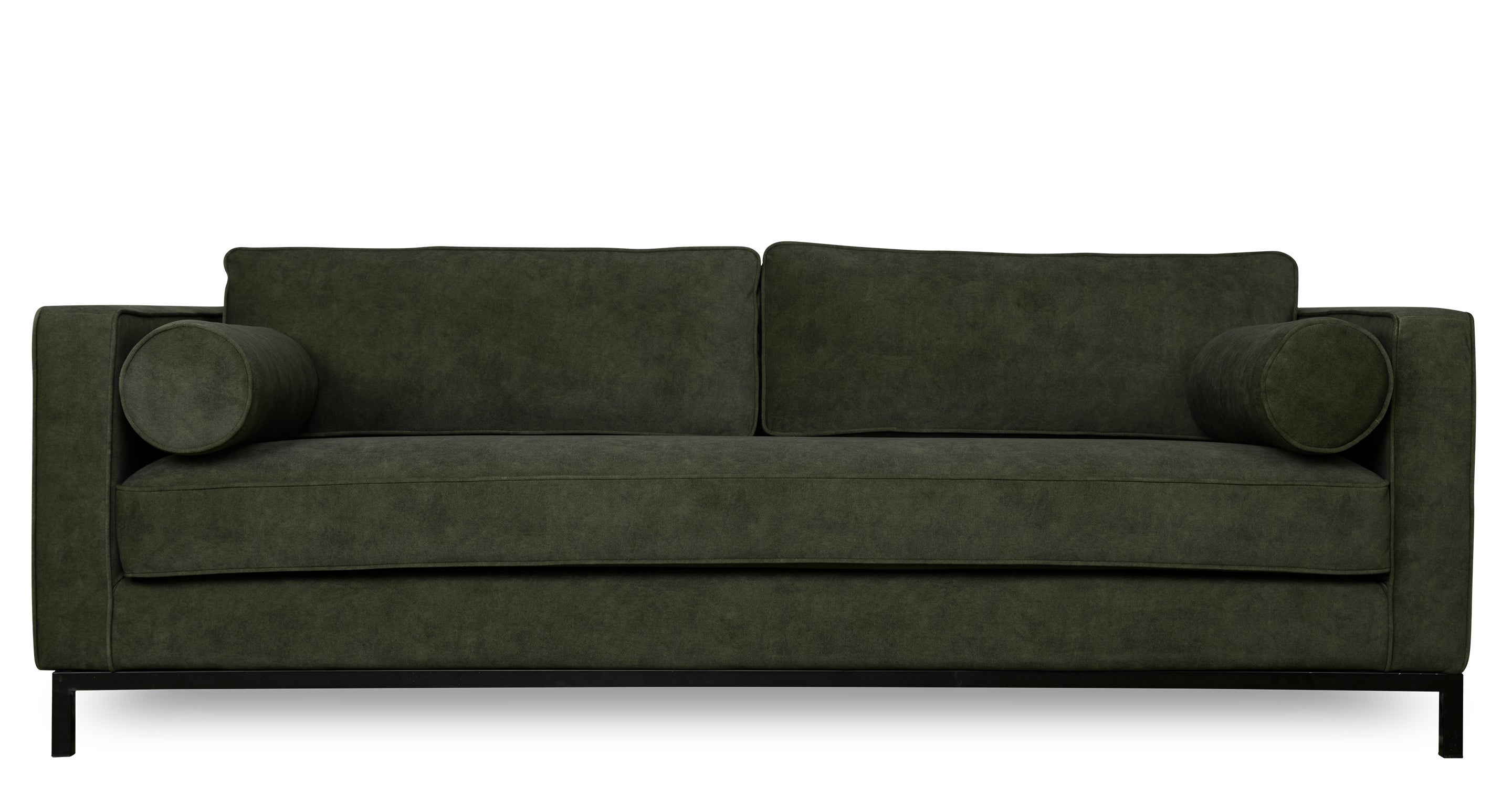 3 seater sofa green