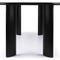 OFFGRID Dining tables Black Wood