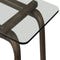 BOTEGA Esstische Transparent / Marron Glas / Holz