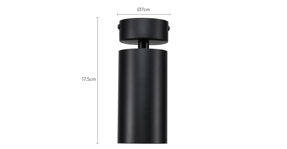 JAMES Pendant lamps Black Steel / Metal Dimensions