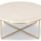 GISELLE Coffee Tables Beige / Gold Marble / Metal