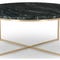 GISELLE Coffee Tables green / gold Marble / Metal