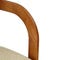 OLIVIA Bar Stools Beige / Natural Fabric / Wood