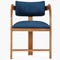 OLIVIA Esszimmerstühle Blau Stoff / Holz