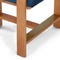 OLIVIA Dining chairs Blue Fabric / Wood