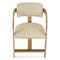 OLIVIA Dining chairs Beige / Natural Fabric / Wood