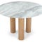 BENEDETTA Dining tables White / Natural Marble / Wood
