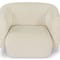 VOLTA Armchairs White Curl / Wood