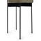 JASPER Chaises de salle à manger Taupe / Noir Tweed / Métal