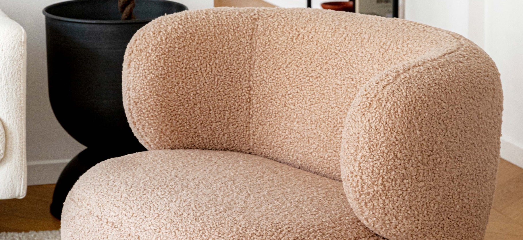Inspiration GIULIA Fauteuils Beige Mouton