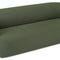 VOLTA 3 Seater Sofas Green Curl / Wood