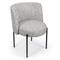 RAY Dining chairs Grey / Black Fabric / Metal