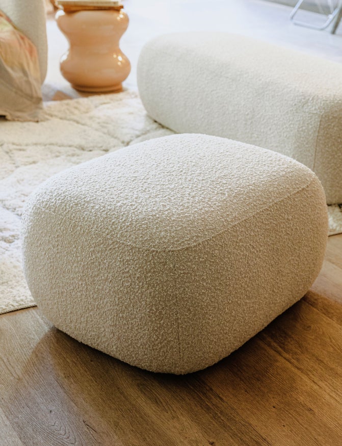 Lifestyle VOLTA Poufs & tabourets Bianco STOVOAWHWH001
