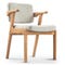 AKORIA Dining chairs Beige / Natural Tweed / Wood