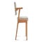 AKORIA Esszimmerstühle Beige / Natur Tweed / Holz