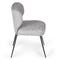 WAYNE Dining chairs Grey / Black Tweed /Metal