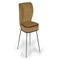 WAYNE Dining chairs Camel / Black Velvet / Metal