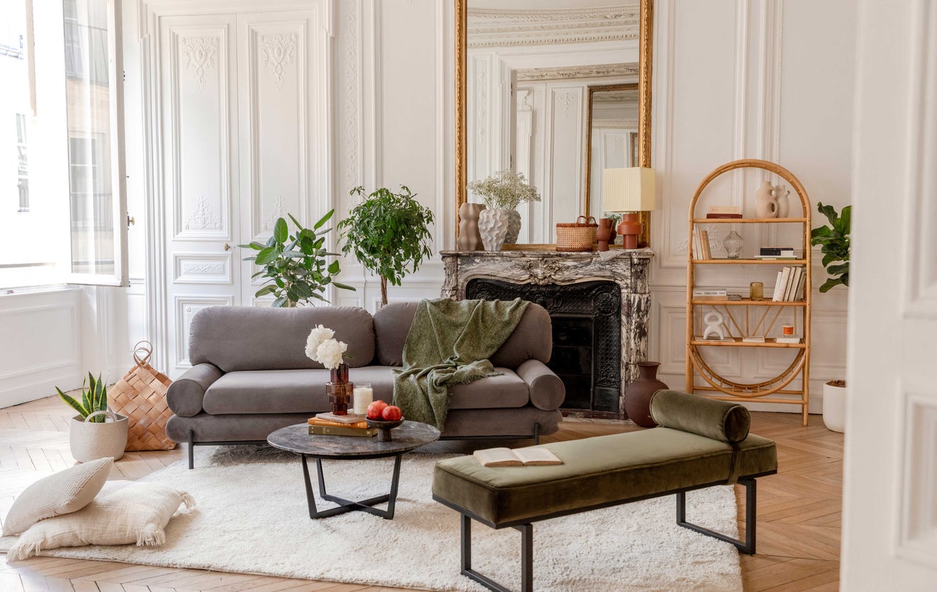 Inspiration BEXTER Tables basses Blanc / Noir Marbre / Métal