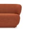 GIULIA 2 Seater Sofas orange Bouclette / Bois